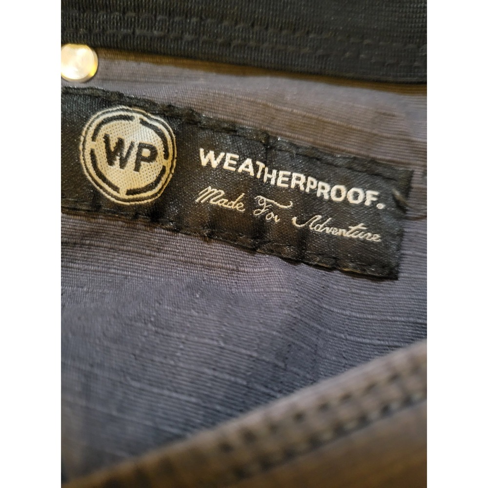 Weatherproof Ripstop Shorts Men's 38 Dark Gray Flat Front Cotton Blend - Picture 5 of 7
